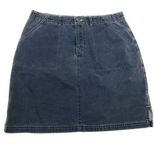 💰Royal Robbins Womens Denim Skirt 100% Cotton 4